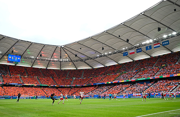 Матч Евро-2024 на «Фолькспаркштадионе».