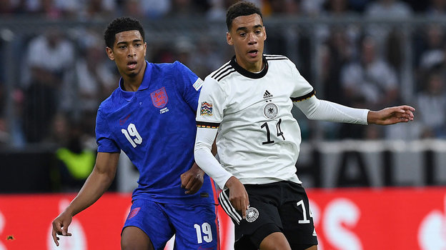 Джуд Беллингем и Джамал Мусиала. Футболисты Джуд Беллингем и Джамал Мусиала