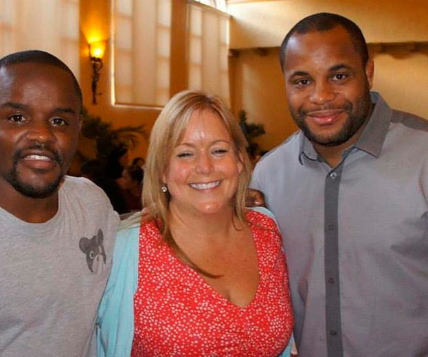 Вестер с Шоном Банчем и Даниэлем Кормье.