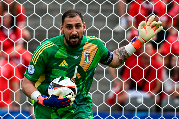 Джанлуиджи Доннарумма. Голкипер сборной Италии Джанлуиджи Доннарумма.