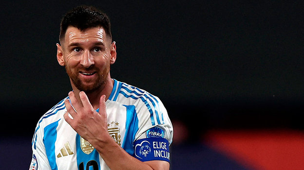 Лионель Месси. Футболист сборной Аргентины Лионель Месси.