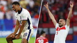 Футболисты Джуд Беллингем и Мерих Демирал на Евро-2024