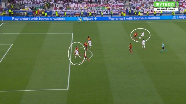 Фюллькруг мог попасть в офсайд в ходе атаки Германии.