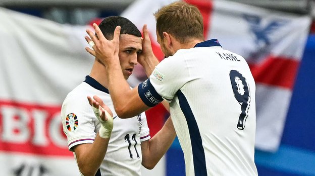 Фил Фоден и Харри Кейн.