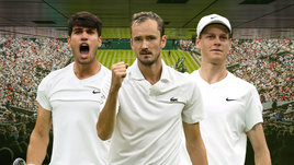 Медведев, Синнер и Алькарас вышли в 1/4 финала. Онлайн-трансляция Уимблдона