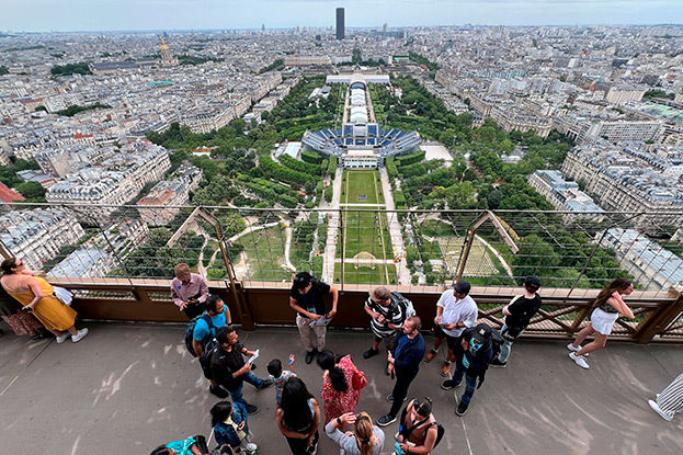 Вид на Париж.