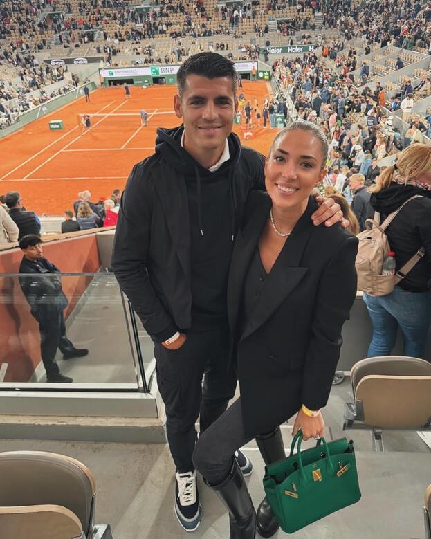 Альваро Мората и Аличе Кампелло на «Ролан Гаррос-2024».