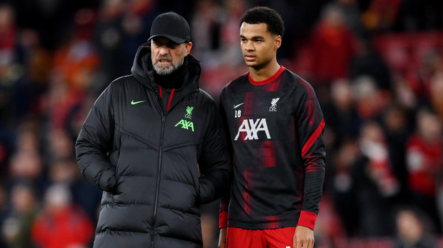 Юрген Клопп и Коди Гакпо. Юрген Клопп и Коди Гакпо