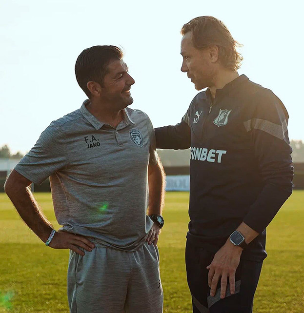 Франк Артига и Валерий Карпин.