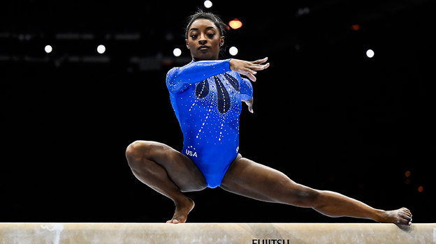Симона Байлз. Гимнастка Симона Байлз.