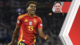 Футболист сборной Испании Ламин Ямаль