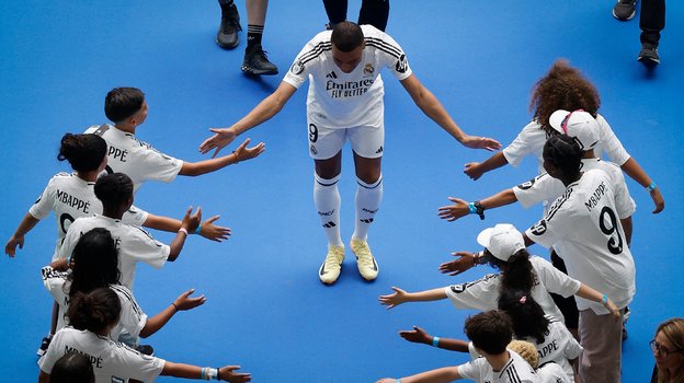 Футболист «Реала» Килиан Мбаппе.