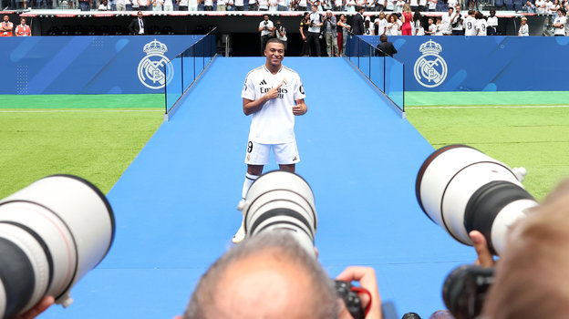 Футболист «Реала» Килиан Мбаппе.