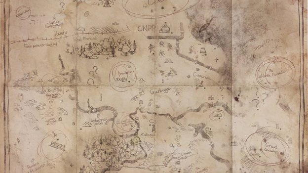 Карта S.T.A.L.K.E.R. 2 из коллекционного издания.