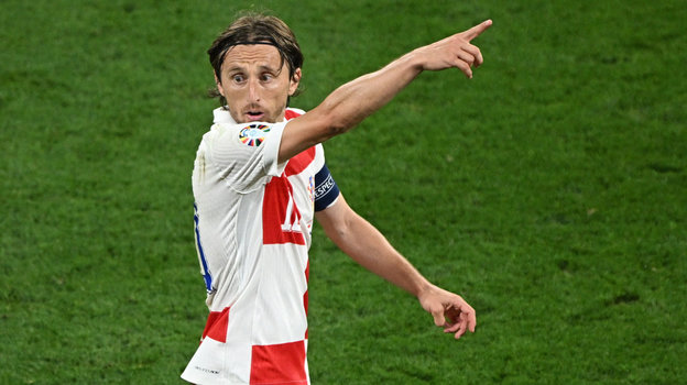 Лука Модрич. Футболист сборной Хорватии Лука Модрич