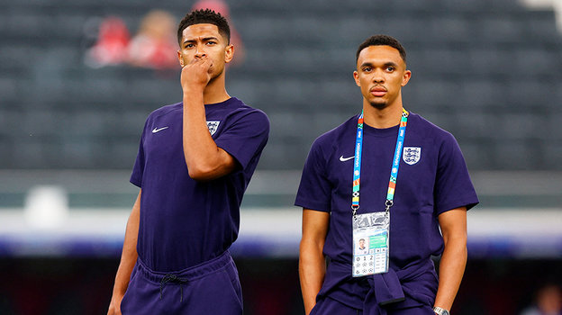 Джуд Беллингем и Трент Александер-Арнолд.