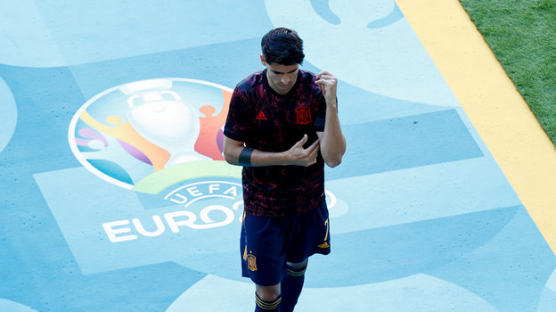 Альваро Мората на Евро-2020.