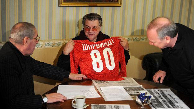 Александр Львов, Александр Ширвиндт и Олег Романцев.