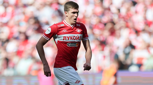 Александр Соболев. Футболист «Спартака» Александр Соболев