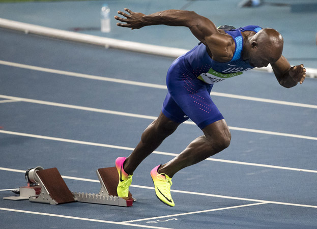 Лашон Мэрритт. Бегун Лашон Мэрритт