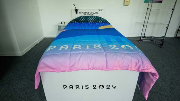 «Анти-секс» кровати в олимпийской деревне в Париже.