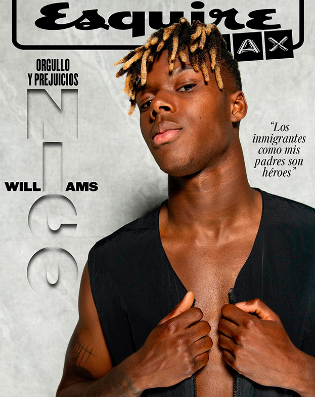 Нико Уильямс на обложке Esquire.
