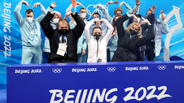 Спортсмены сборной ОКР по фигурному катанию на Олимпиаде в Пекине