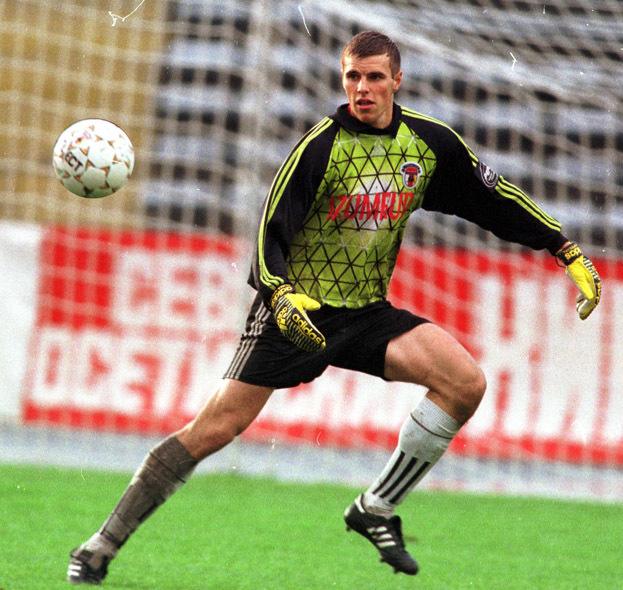 Вениамин Мандрыкин в матче за «Аланию». Футболист Вениамин Мандрыкин в матче за «Аланию»