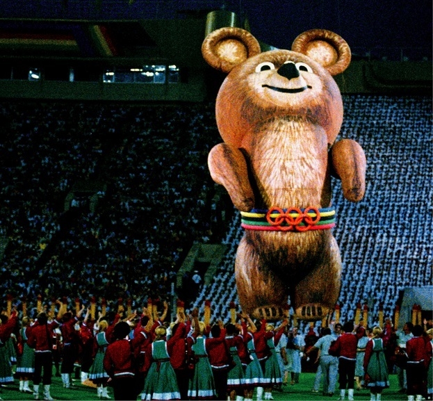 Олимпийский Мишка - талисман Игр-1980 в Москве. Олимпийский Мишка - талисман Игр-1980 в Москве