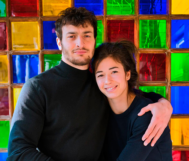 Кристиан Парлати и Габриэлла Виллемс.