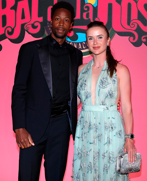 Гаэль Монфис и Элина Свитолина.