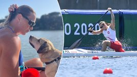 Каноистка Дорота Боровска и ее собака