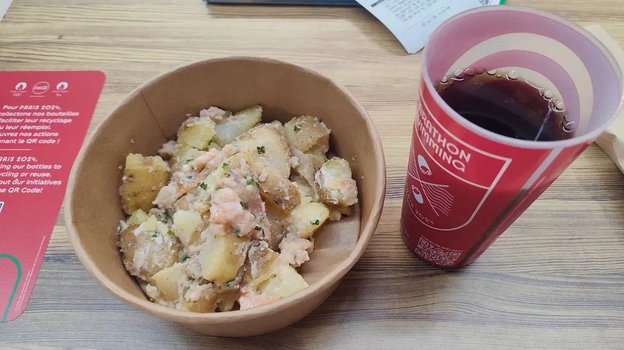 Ланч за 15 евро в пресс-центре.