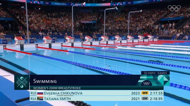 Российский флаг попал в трансляцию на Олимпиаде.