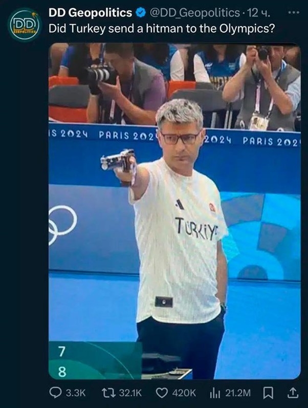 Турция отправила на Олимпиаду киллера?