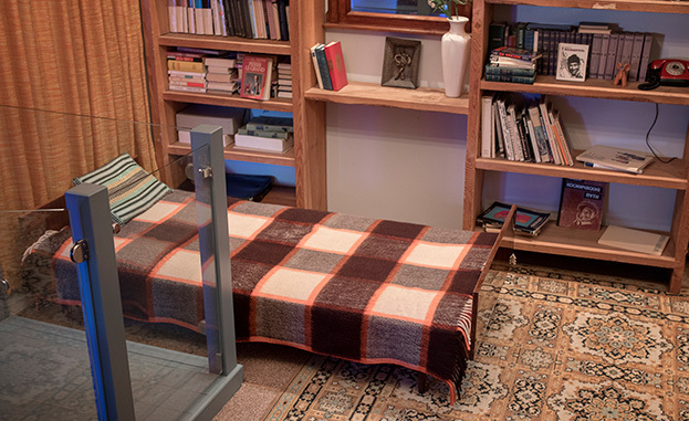 Кушетка Владимира Высоцкого. Экспонат музея.