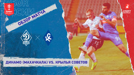 «Динамо» (Махачкала) — «Крылья Советов»: Кубок России, видеообзор матча
