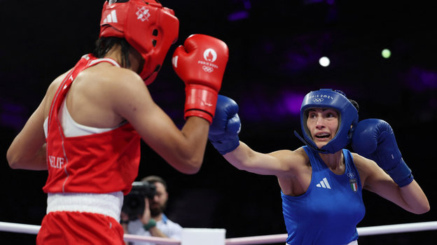 Иман Хелиф и Анджела Карини.