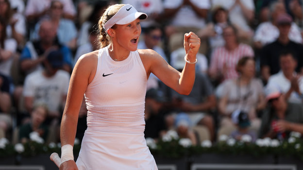 Теннисистка Мирра Андреева на Олимпиаде в Париже