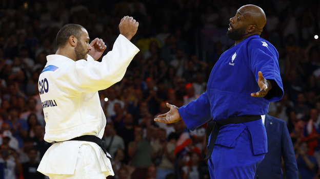 Гурам Тушишвили и Тедди Ринер. Дзюдоисты Гурам Тушишвили и Тедди Ринер на Олимпиаде в Париже