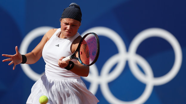 Теннисистка Диана Шнайдер на Олимпиаде в Париже