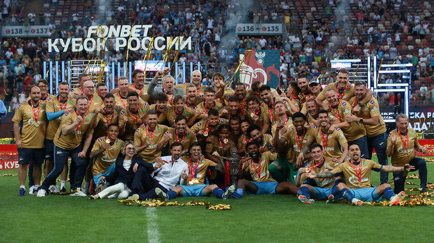 Футболисты «Зенита» — победители Кубка России по футболу. Футболисты «Зенита» — победители Кубка России по футболу
