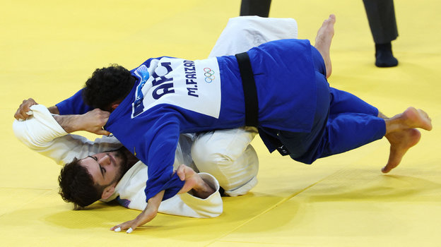 Вахид Борчашвили и Мохаммад Самим Файзад. Дзюдоисты Вахид Борчашвили и Мохаммад Самим Файзад