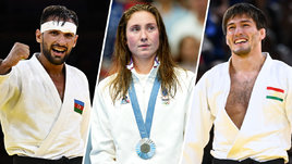 Зелим Коцоев, Анастасия Кирпичникова и Сомон Махмадбеков на Олимпиаде-2024 в Париже