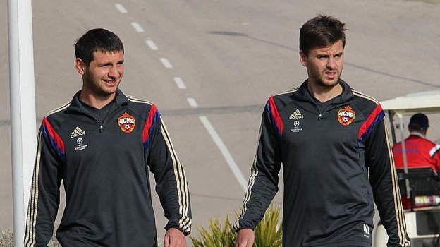 Алан Дзагоев и Георгий Щенников.