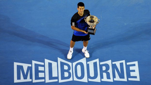 Новак Джокович выиграл первый Australian Open. 2008 год.