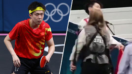 Шведская журналистка толкнула Ван Чуциня на Олимпиаде-2024