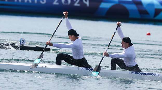 Захар Петров и Алексей Коровашков на Олимпиаде в Париже.