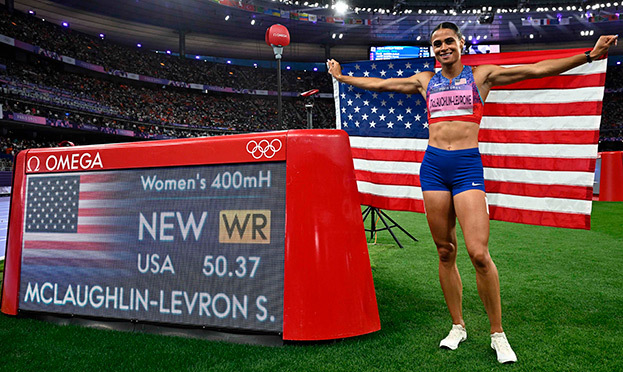 Сидни Маклафлин-Леврон и ее новый мировой рекорд.