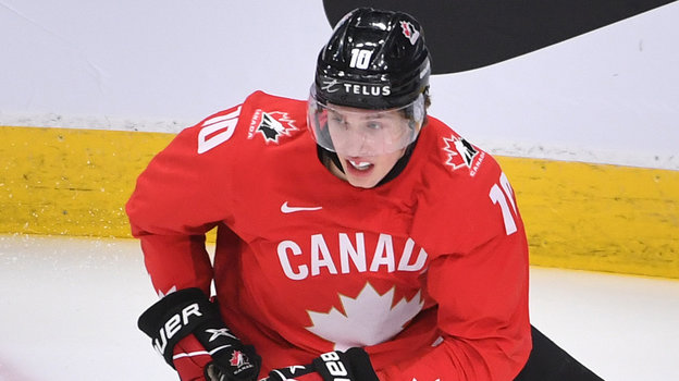 Дилан Холлоуэй. Хоккеист «Эдмонтона» Дилан Холлоуэй